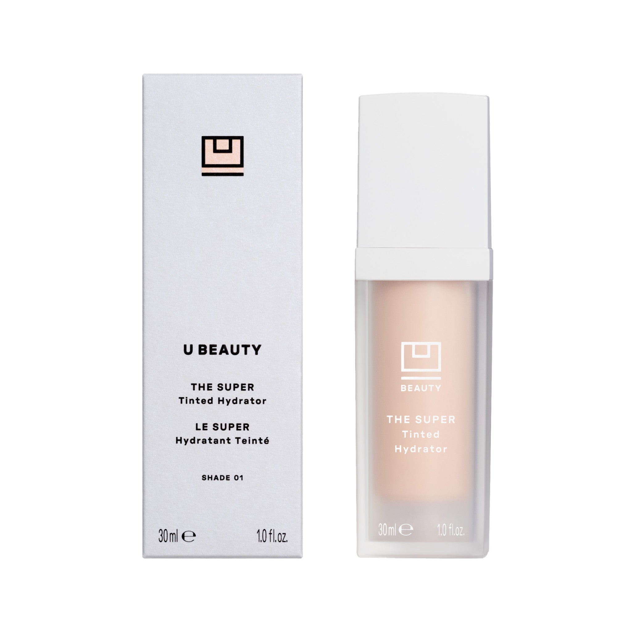 U Beauty Super Tinted Hydrator Color/Shade variant: 01 main image. This product is for light complexions
