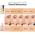 Laura Mercier Tinted Moisturizer Natural Skin Perfector SPF 30 Color/Shade variant: 0W1 PEARL model image . This product is for light complexions