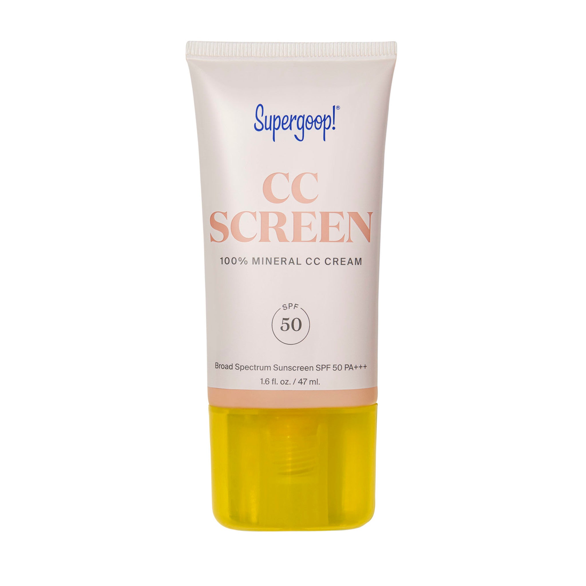 Supergoop! CC Screen 100% Mineral CC Cream SPF 50 Color/Shade variant: 100C main image. This product is for light complexions