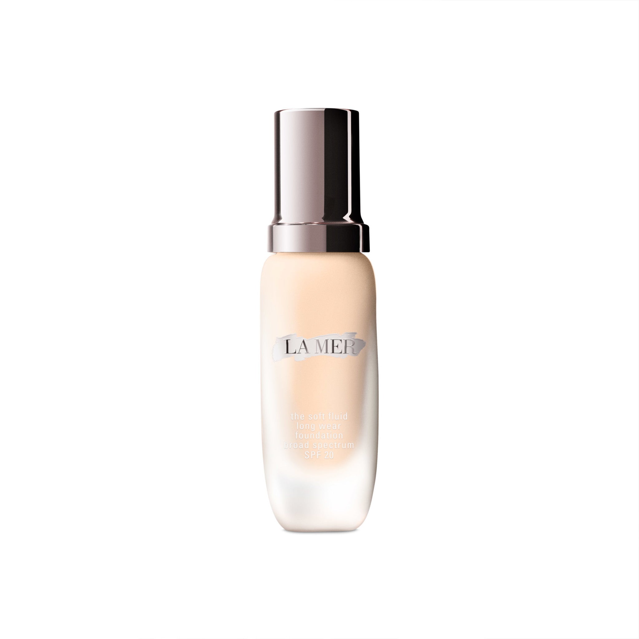 La Mer The Soft Fluid Long Wear Foundation SPF 20 Color/Shade variant: 130 Warm Ivory - Very Light Skin with Neutral Undertone main image. This product is for light complexions