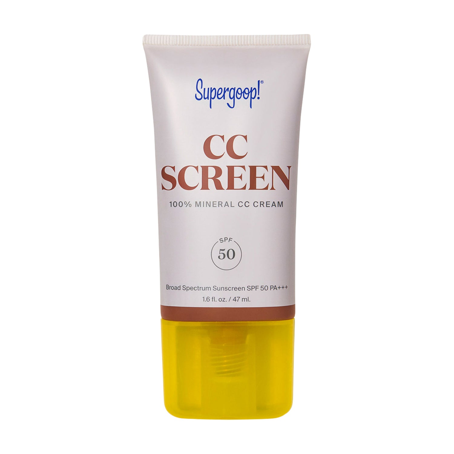 Supergoop! CC Screen 100% Mineral CC Cream SPF 50 Color/Shade variant: 426W main image. This product is for deep complexions