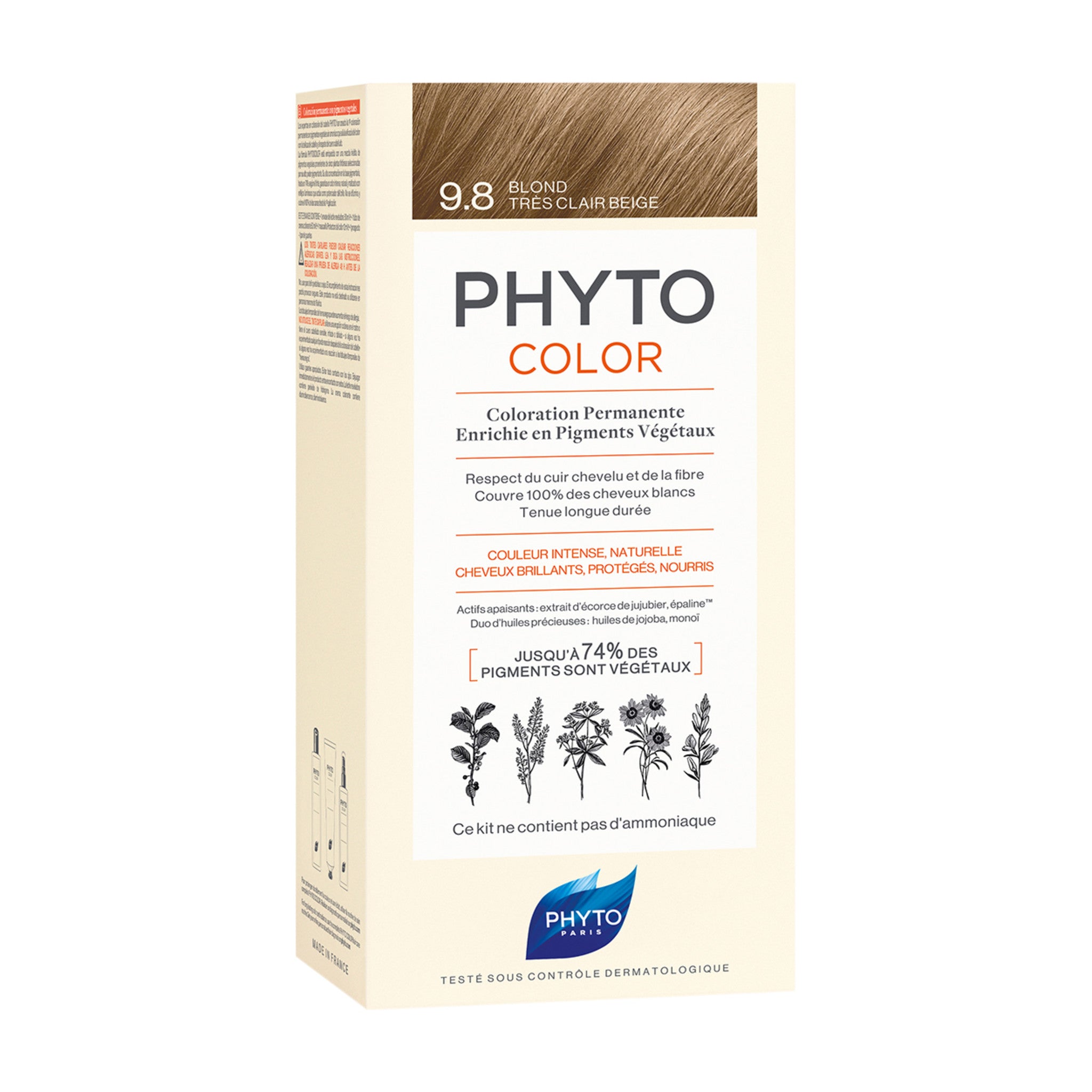Phyto Phytocolor Color/Shade variant: 9.8 Very Light Beige Blond main image.