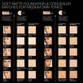 Nars Soft Matte Complete Foundation Color/Shade variant: Barcelona shade comparison image 2 . This product is for medium warm complexions