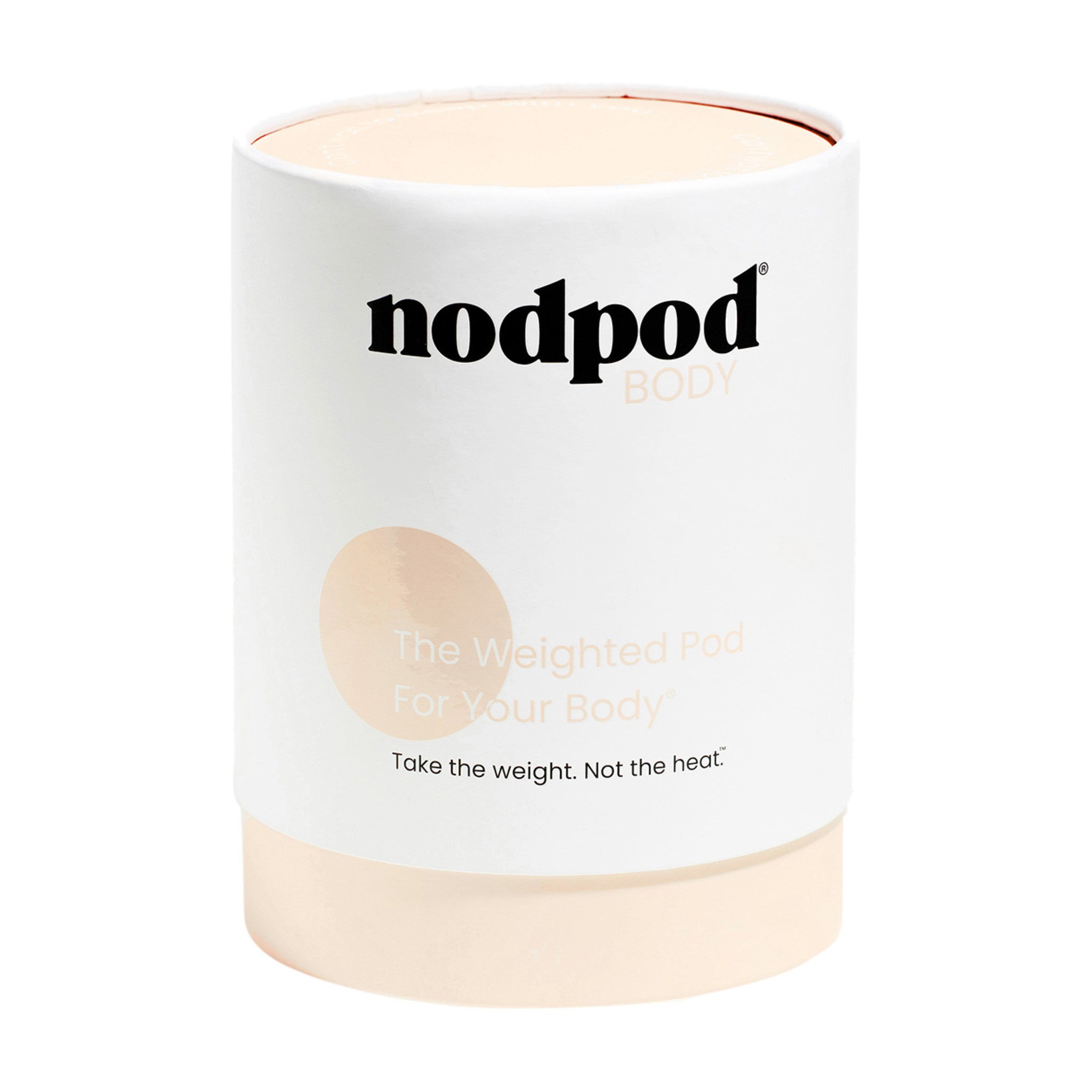 Nodpod The Weighted Pod for Your Body Color/Shade variant: Bone main image.