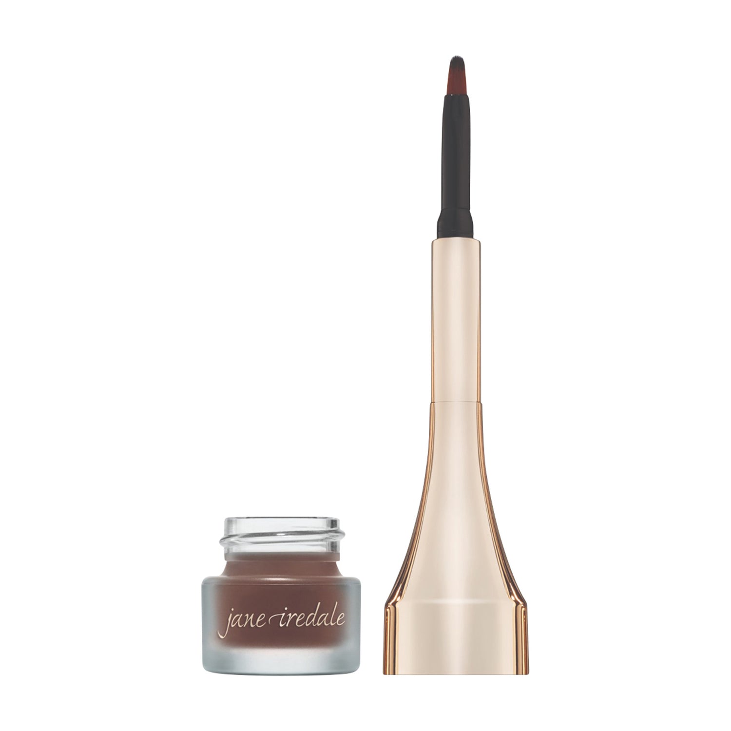 Jane Iredale Mystikol Powdered Eyeliner Color/Shade variant: Dark Topaz open container image. This product is in the color nude