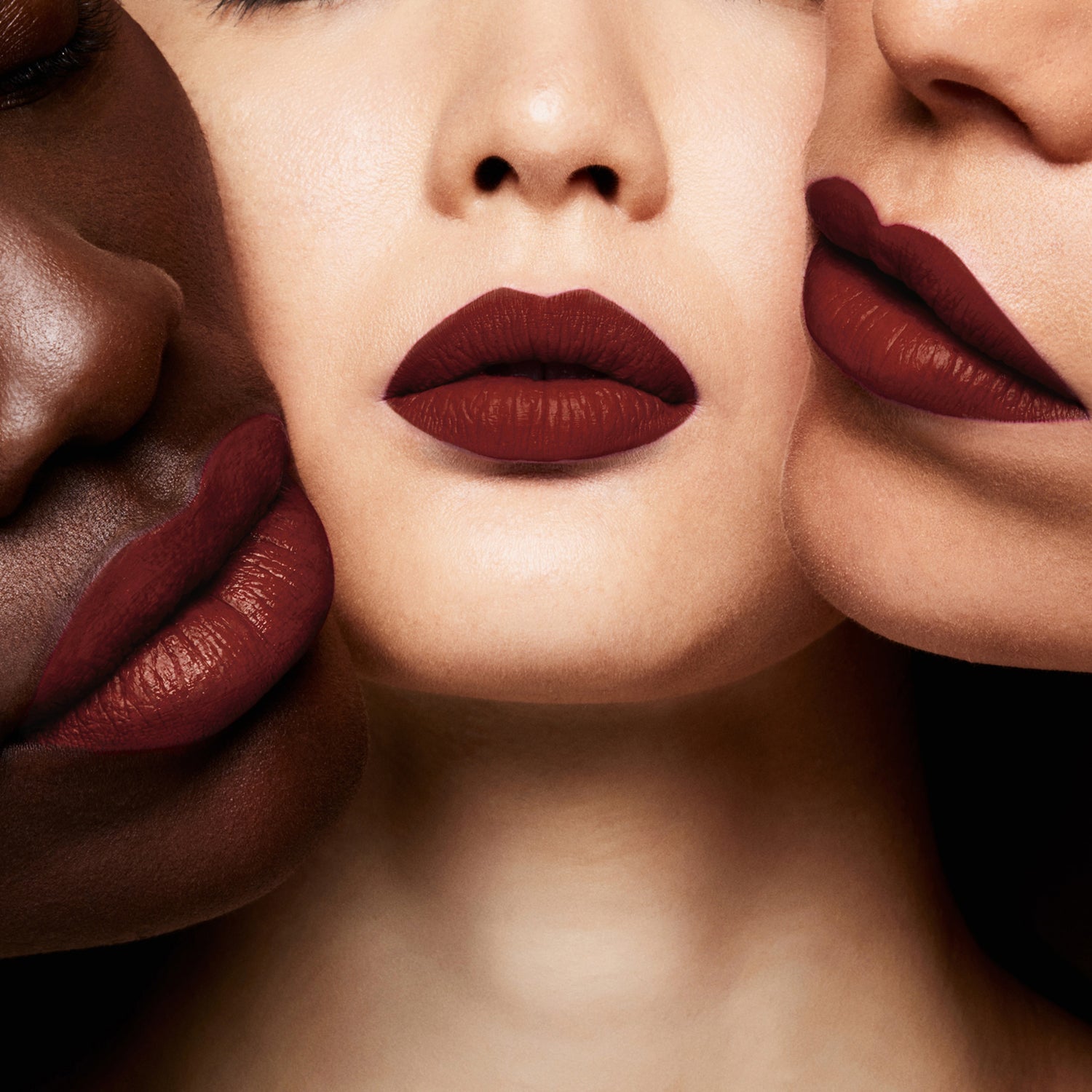 Tom Ford Liquid Lip Luxe Matte Color/Shade variant: Heatwave model image .