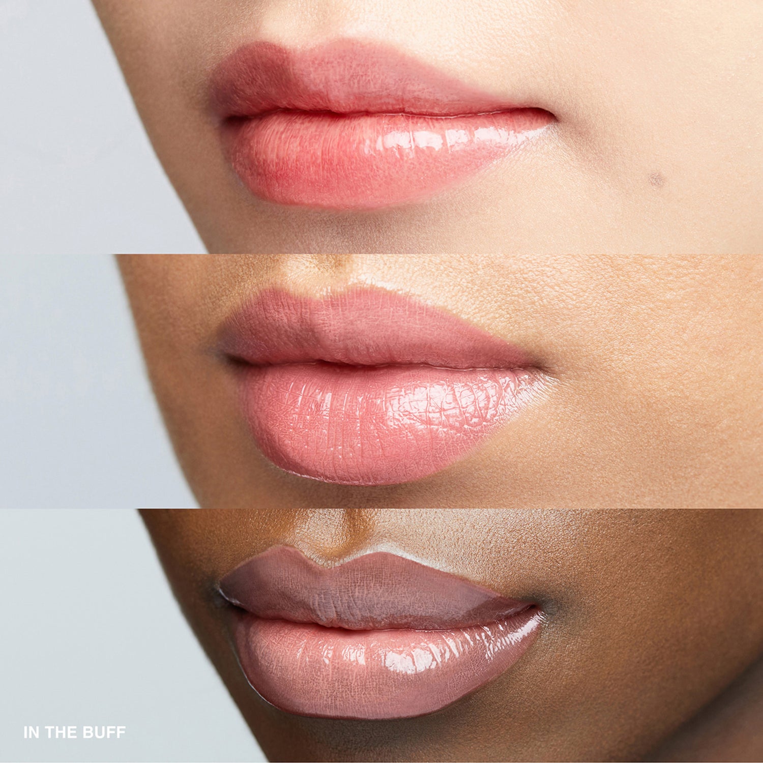 Bobbi Brown Crushed Oil-Infused Gloss Color/Shade variant: In the Buff model image . This product is in the color nude