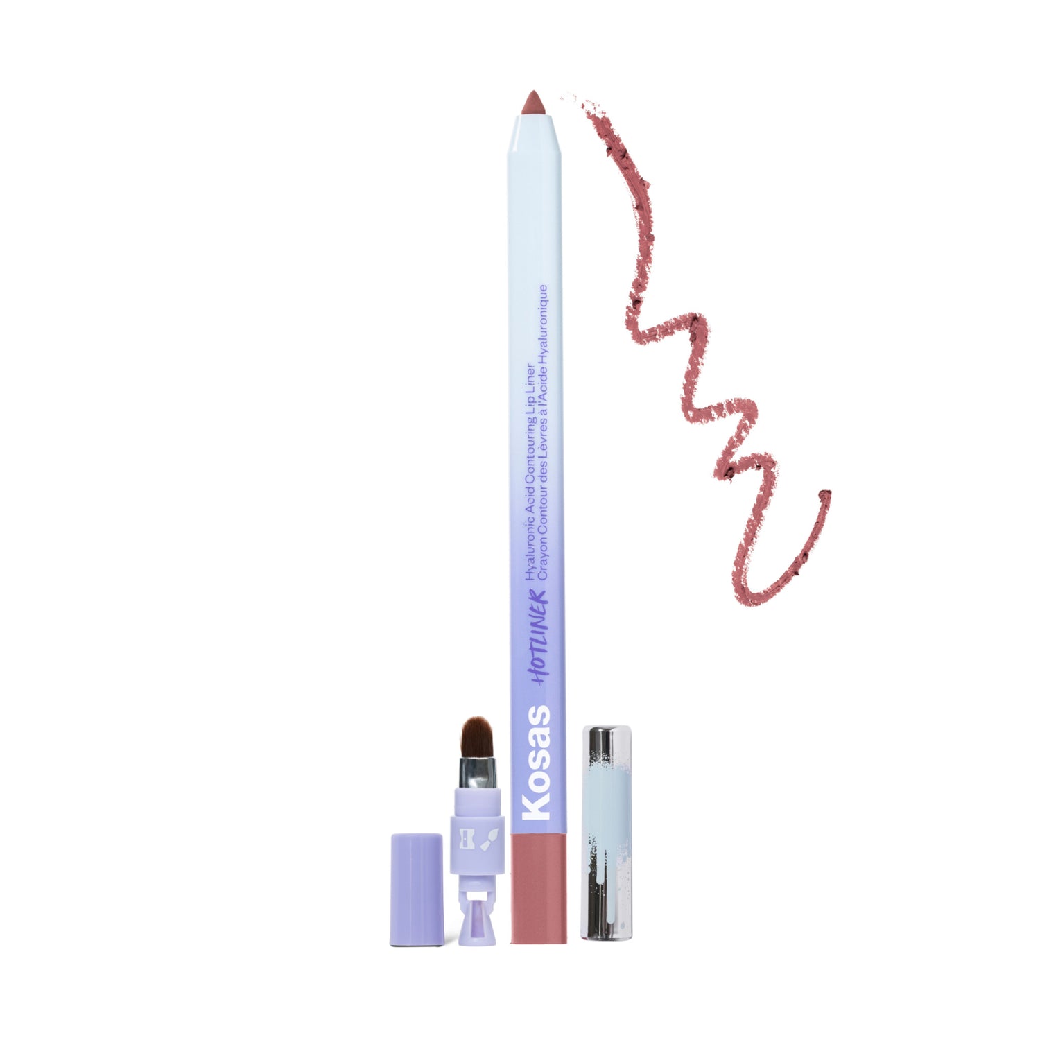 Kosas Hotliner Hyaluronic Acid Contouring Lip Liner Color/Shade variant: Mega main image. This product is in the color pink