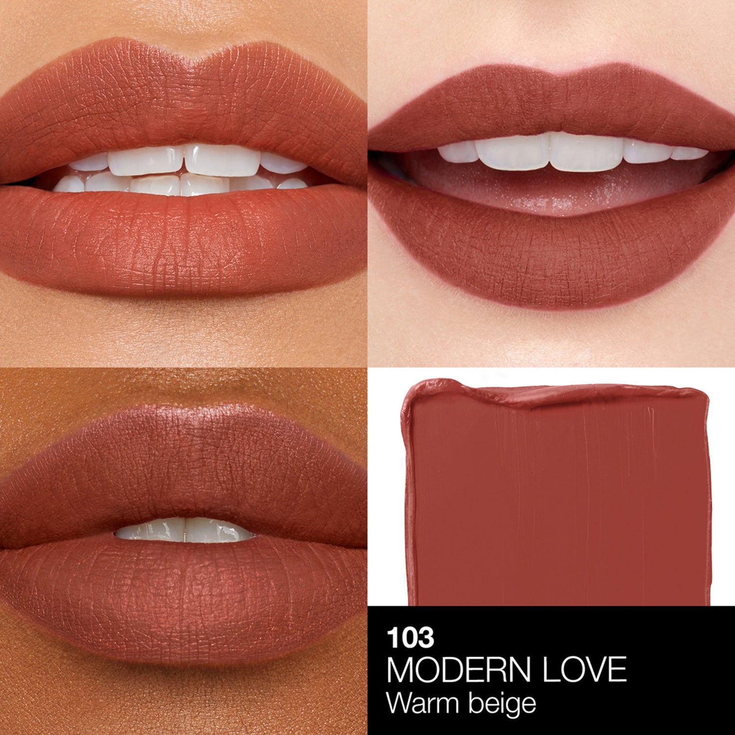 Nars Powermatte Lipstick Color/Shade variant: Modern Love 103 model image .