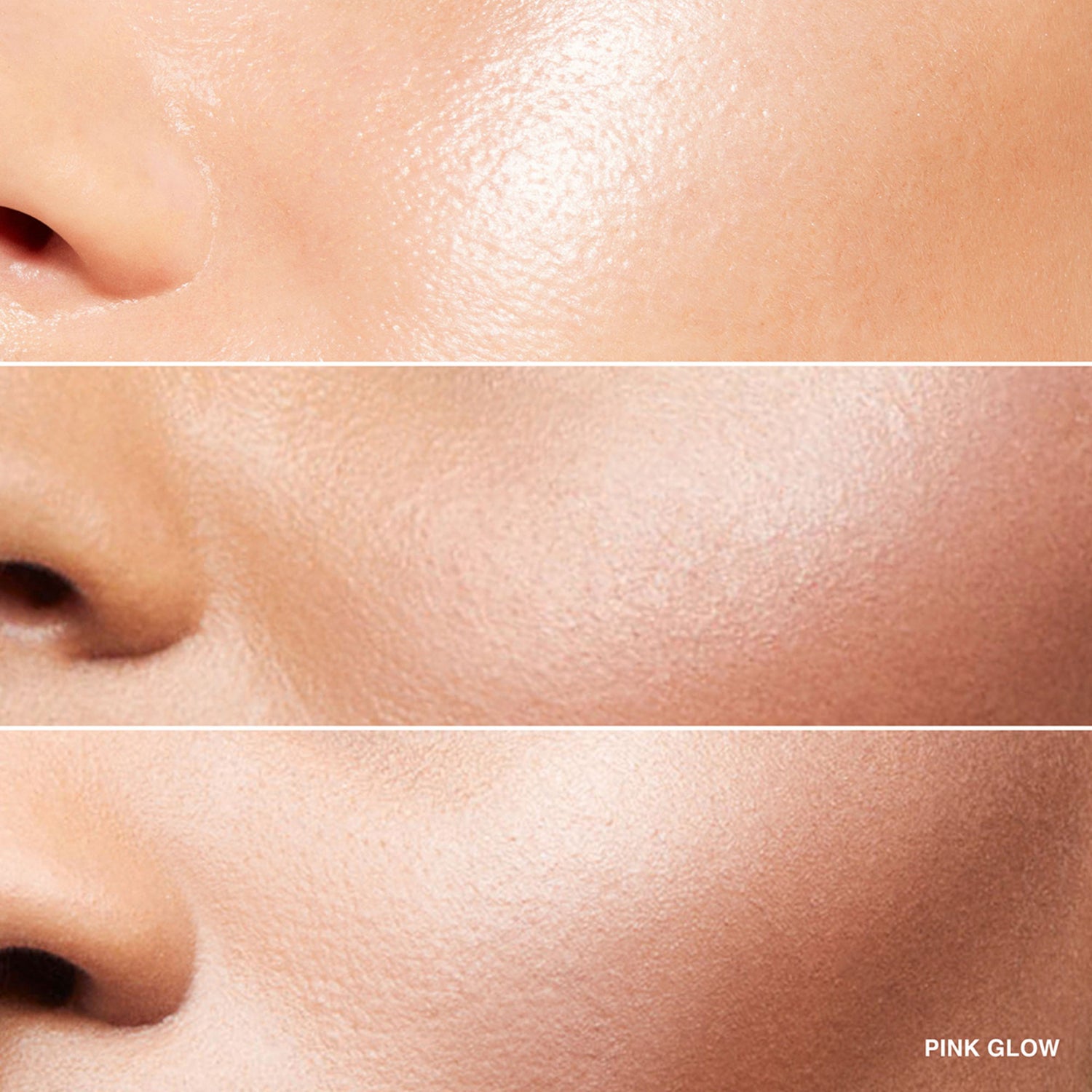 Bobbi Brown Highlighting Powder Color/Shade variant: Pink Glow model image . This product is in the color nude