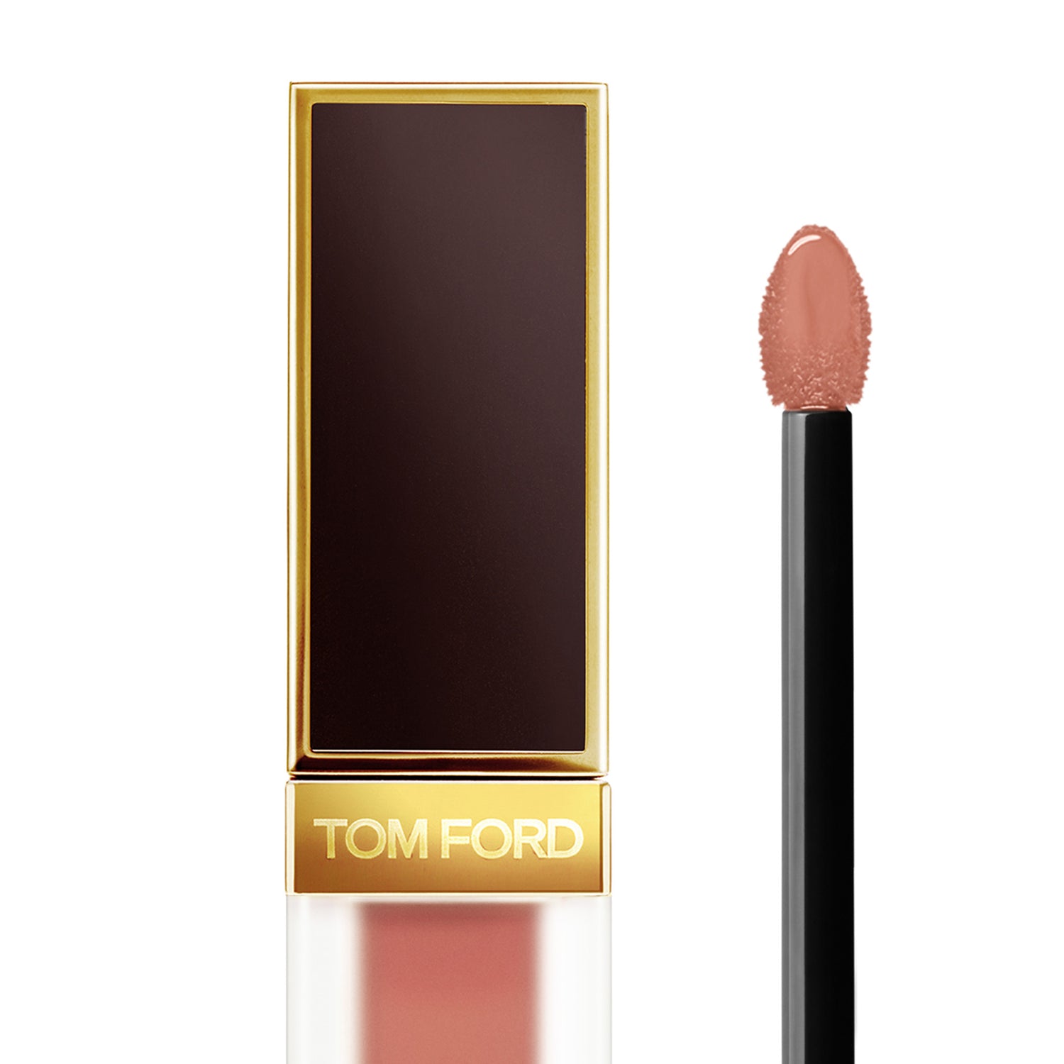 Tom Ford Liquid Lip Luxe Matte Color/Shade variant: Rose Dusk open container image.