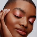 Surratt Souffle Eyeshadow Color/Shade variant: Rose Reve model image . This product is in the color pink
