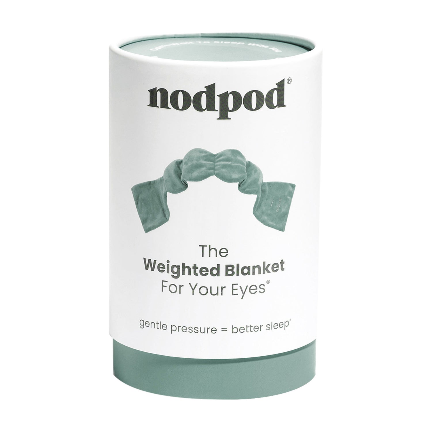 Nodpod The Weighted Blanket For Your Eyes Color/Shade variant: Sage main image.