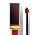 Tom Ford Liquid Lip Luxe Matte Color/Shade variant: Scarlet Screet open container image. This product is in the color red