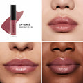 Laura Mercier Lip Glacé Lip Gloss Color/Shade variant: Sugar Plum model image . This product is in the color purple