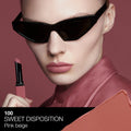 Nars Powermatte Lipstick Color/Shade variant: Sweet Disposition 100 model image . This product is in the color pink