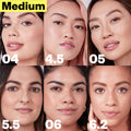 Kosas Revealer Concealer Color/Shade variant: Tone 4.5 N model image 2 . This product is for medium cool neutral pink complexions