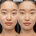 Before and after results of using   variant: 02