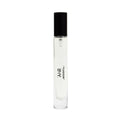 A clear glass Tudor Eau De Parfum rollerball with a black cap, labeled TUDOR and LBTY.
