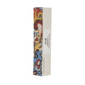 A rectangular Tudor Eau De Parfum box featuring a colorful Liberty LBTY. merchant print tapestry pattern on one side and a white side with the brand logo and product name.
