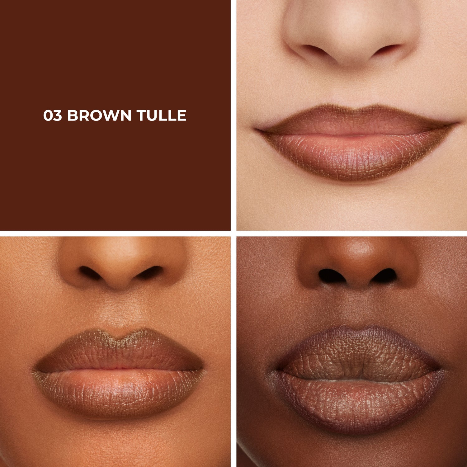 Model image of Laura Mercier Caviar Perfecting Lip Liner variant: 03 Brown Tulle