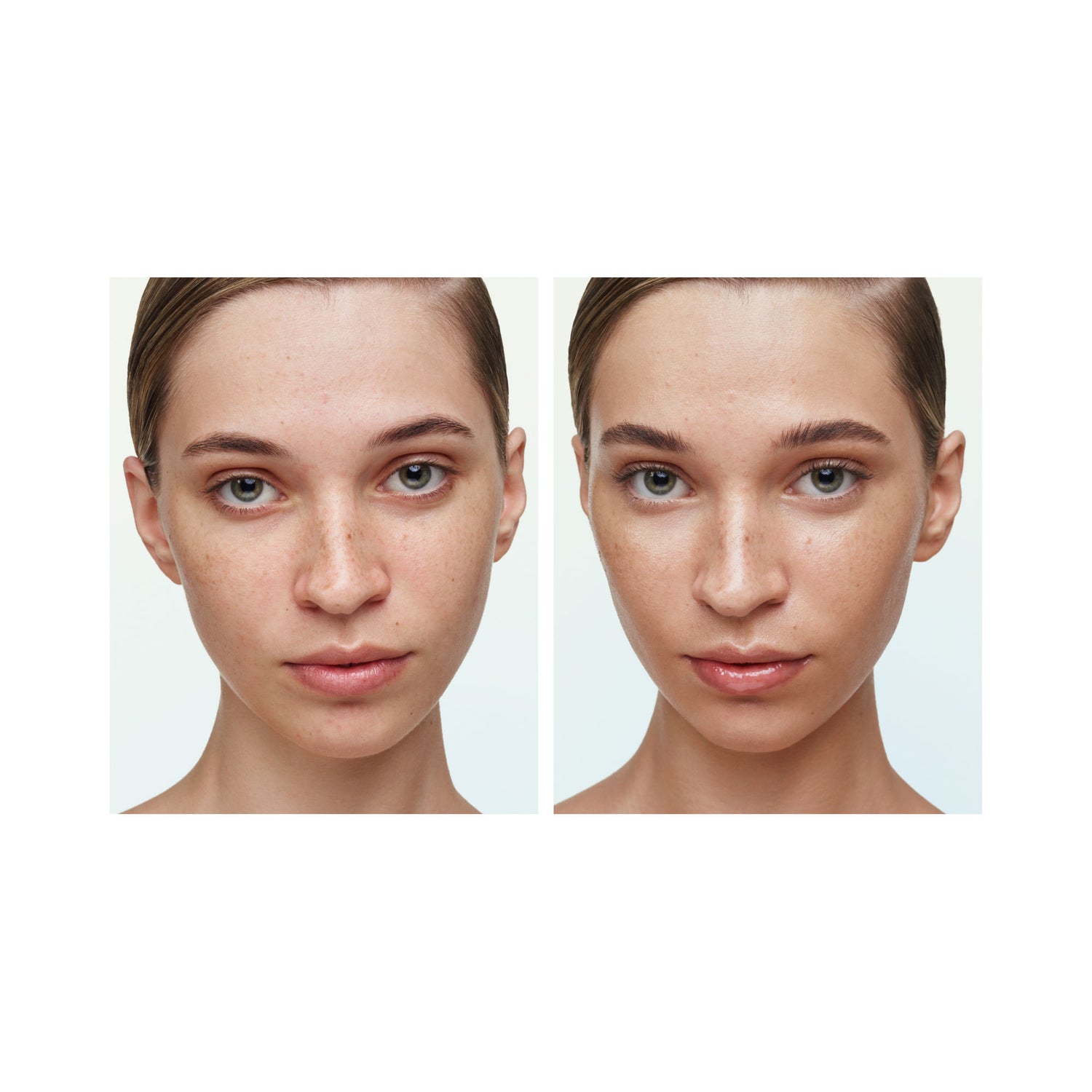 Before and after results of using   variant: 04