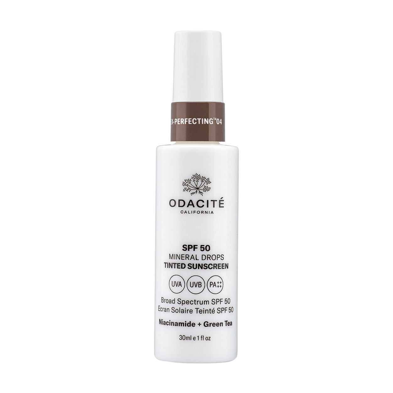 Odacité Flex-Perfecting Mineral Drops Tinted Sunscreen SPF 50 variant: 04 Medium-Deep main image