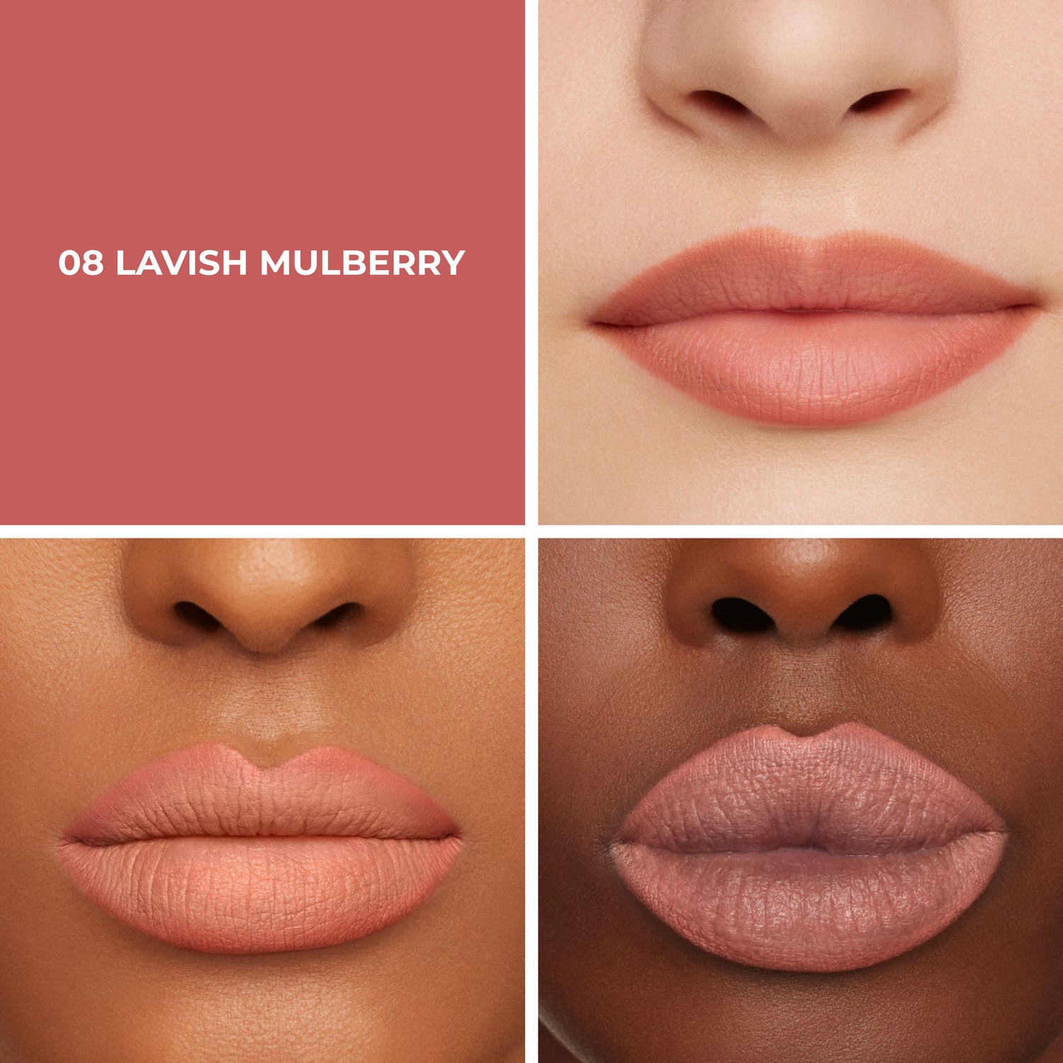 Model image of Laura Mercier Caviar Perfecting Lip Liner variant: 08 Lavish Mulberry​