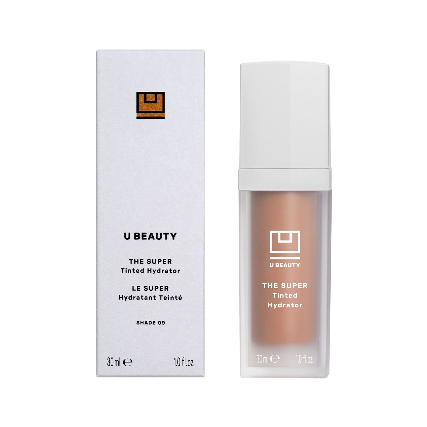 Image of the U Beauty Super Tinted Hydrator variant: 09 box