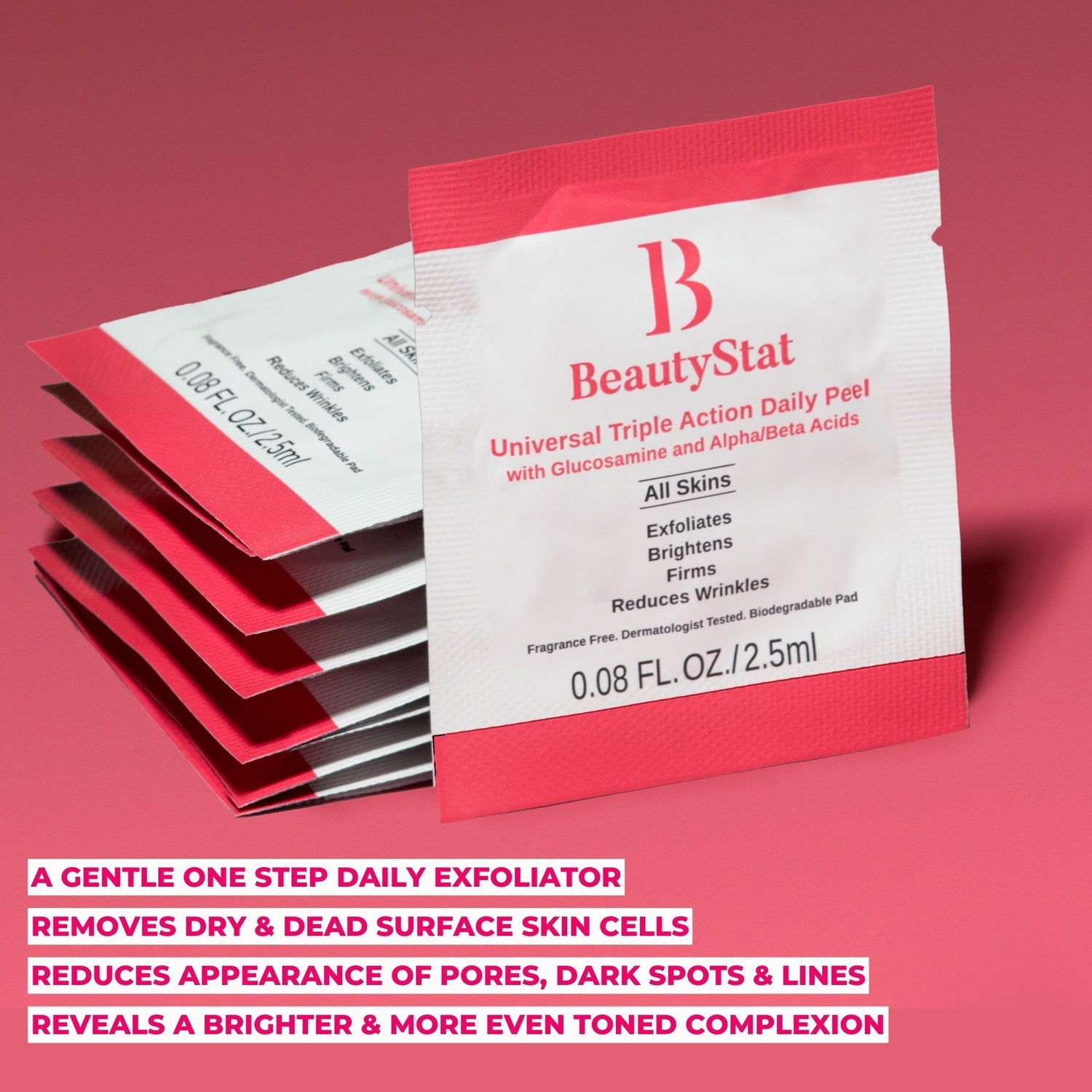 BeautyStat Universal Triple Action Daily Peel with Glucosamine and AHAs/BHAs