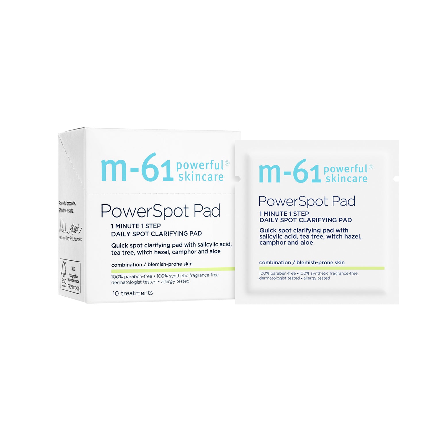 M-61 PowerSpot Pad Size variant: 10 treatments main image.