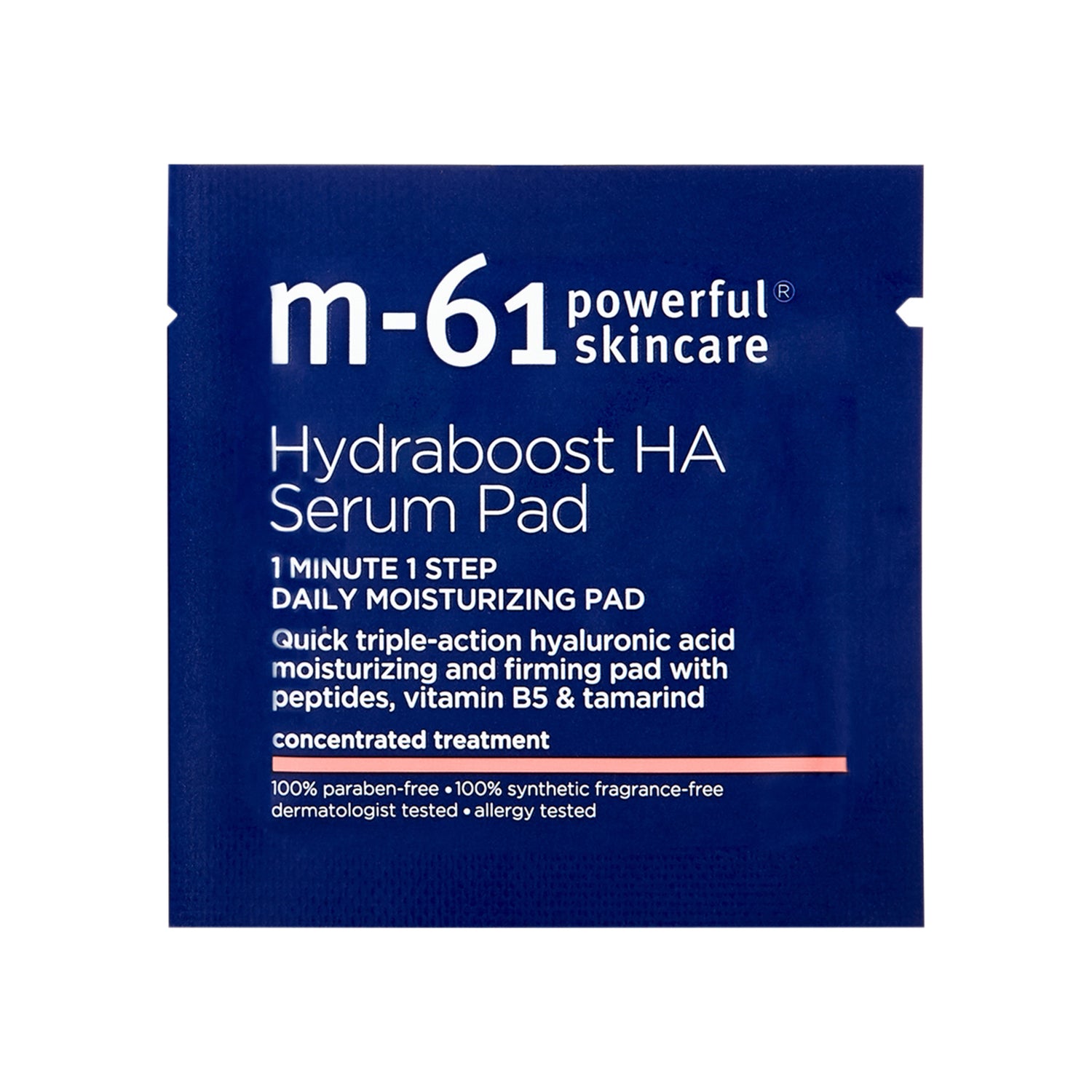 M-61 Hydraboost HA Serum Pad Size variant: 10 treatments packette image.