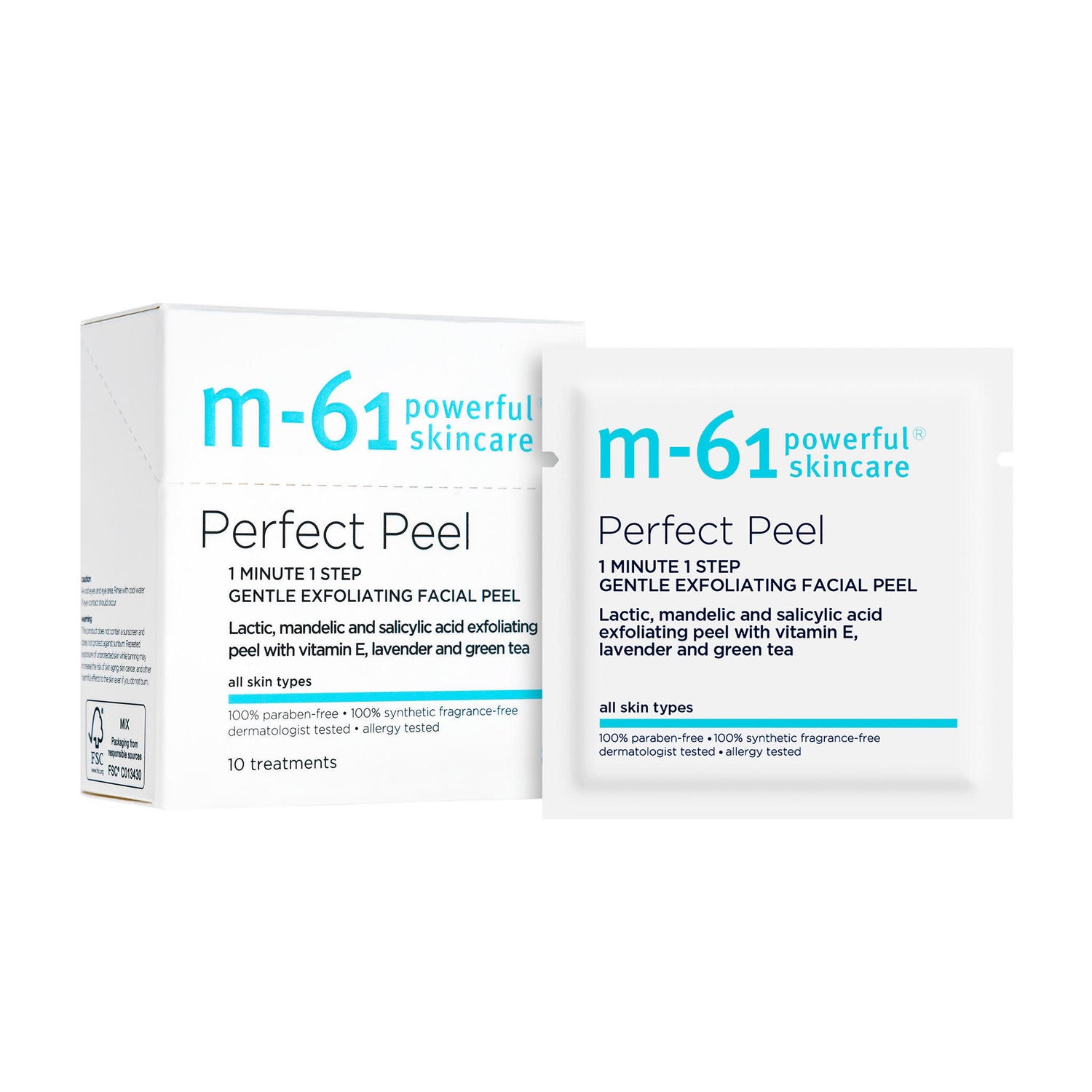 M-61 Perfect Peel Size variant: 10 Treatments main image.