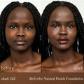 Before and after results of using RMS Beauty ReEvolve Natural Finish Foundation Refill variant: 122