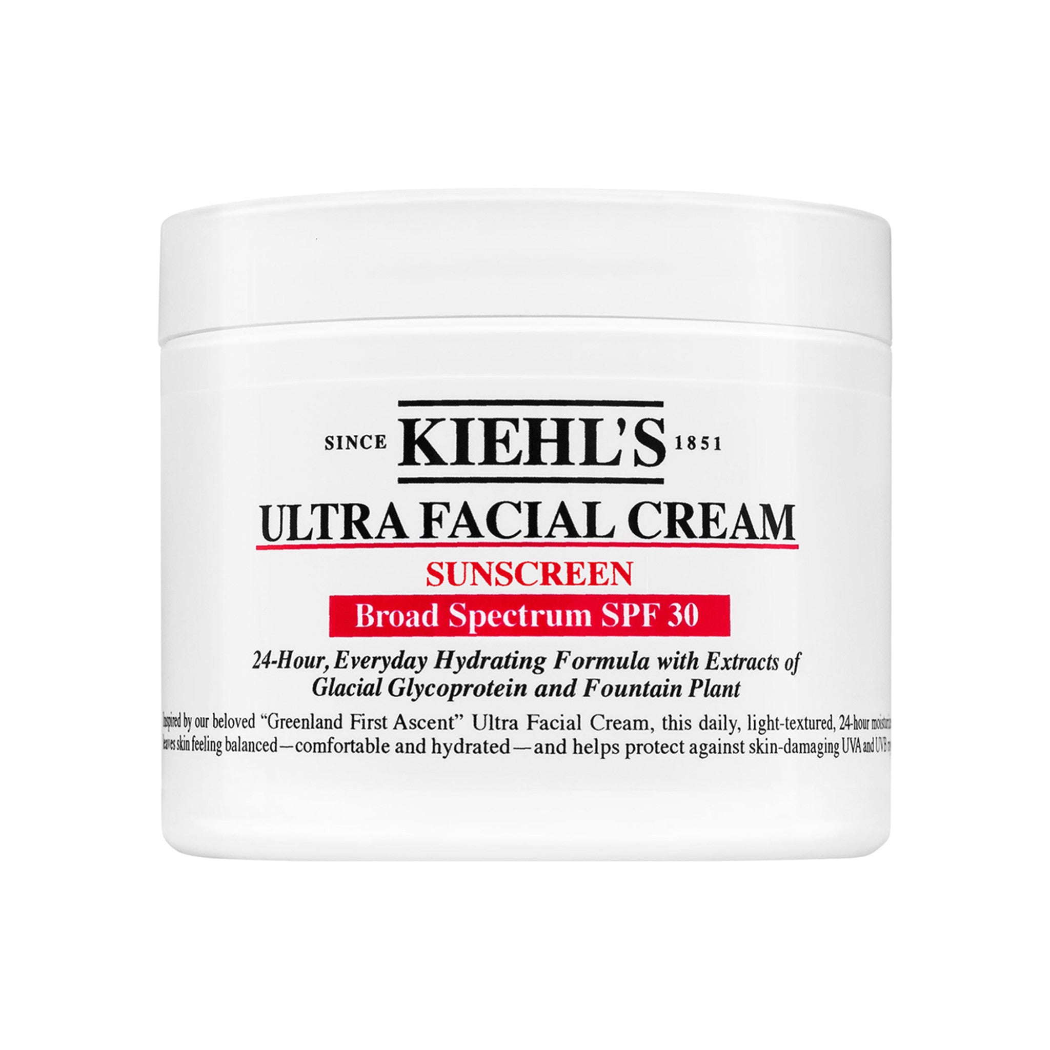 Kiehl's Since 1851 Ultra Facial Cream SPF 30 Size variant: 125 ml main image.