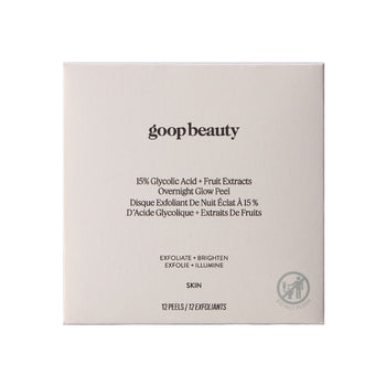 Goop 15% Glycolic Acid Overnight Glow Peel - 12 ct variant: 12 Treatments main image