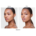 Before and after results of using Hourglass Veil Hydrating Skin Tint variant: 13