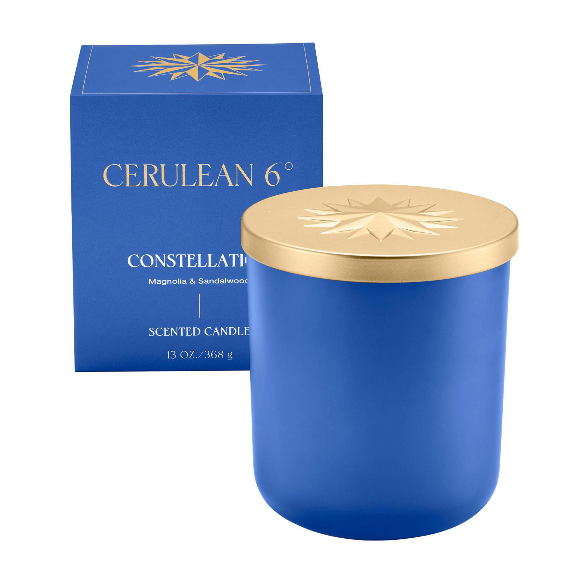 Cerulean 6 Constellation Luxury Candle Size variant: 13 oz main image.