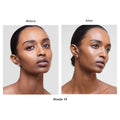 Before and after results of using Hourglass Veil Hydrating Skin Tint variant: 14