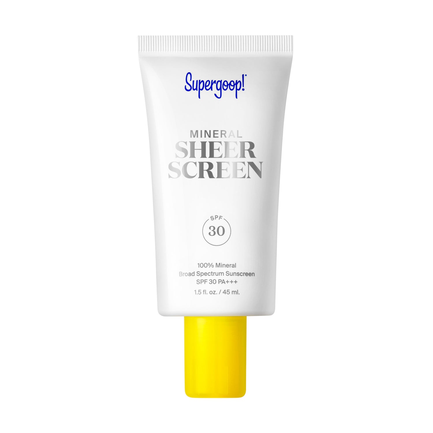 Supergoop! Mineral Sheerscreen SPF 30 Size variant: 1.5 fl oz | 45 ml main image.