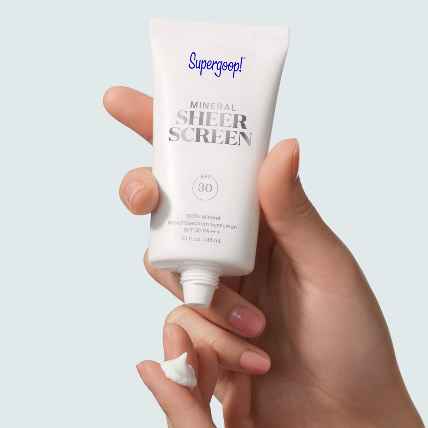 Supergoop! Mineral Sheerscreen SPF 30 Size variant: 1.5 fl oz | 45 ml lifestyle image .