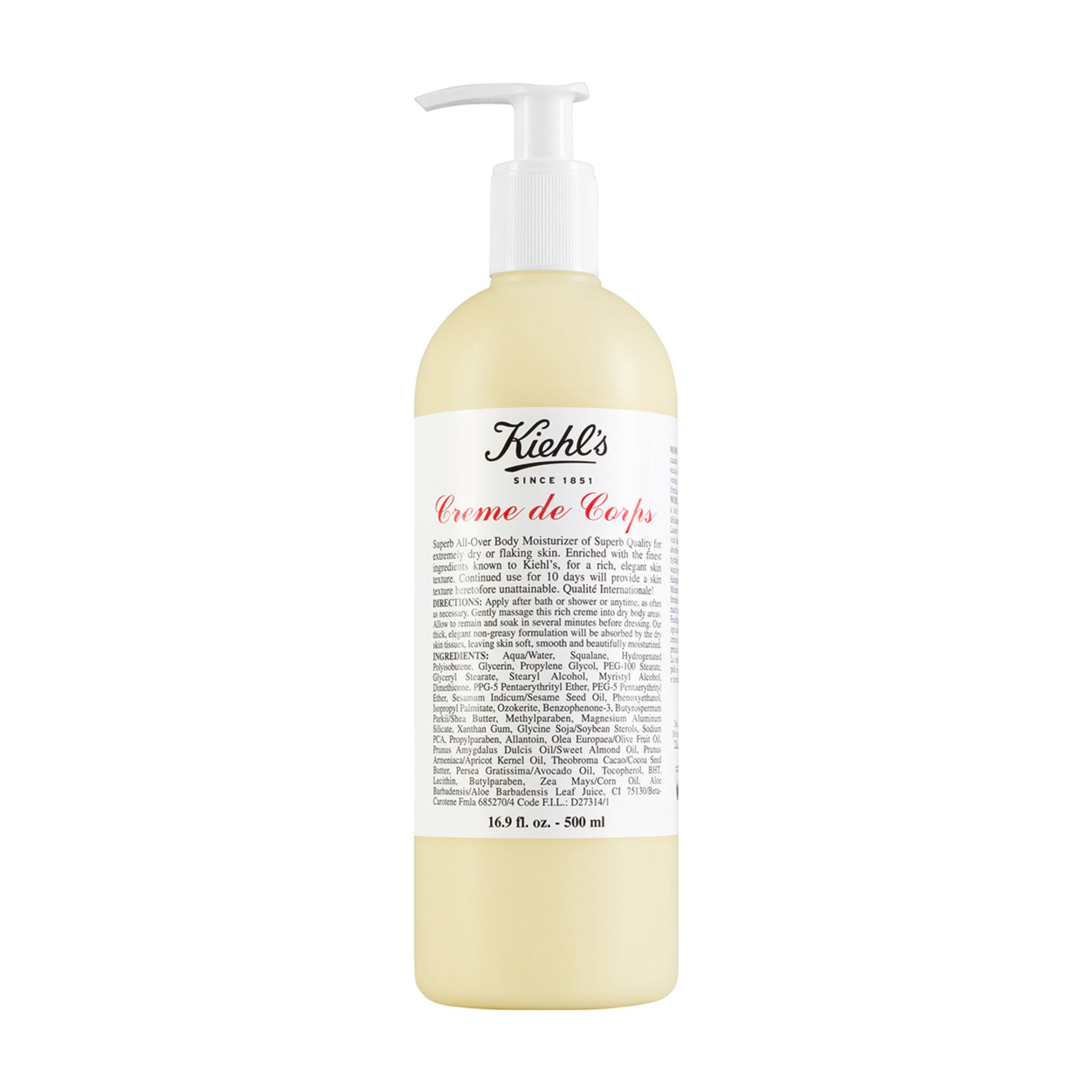 Crème de Corps Refillable Hydrating Body Lotion with Squalane