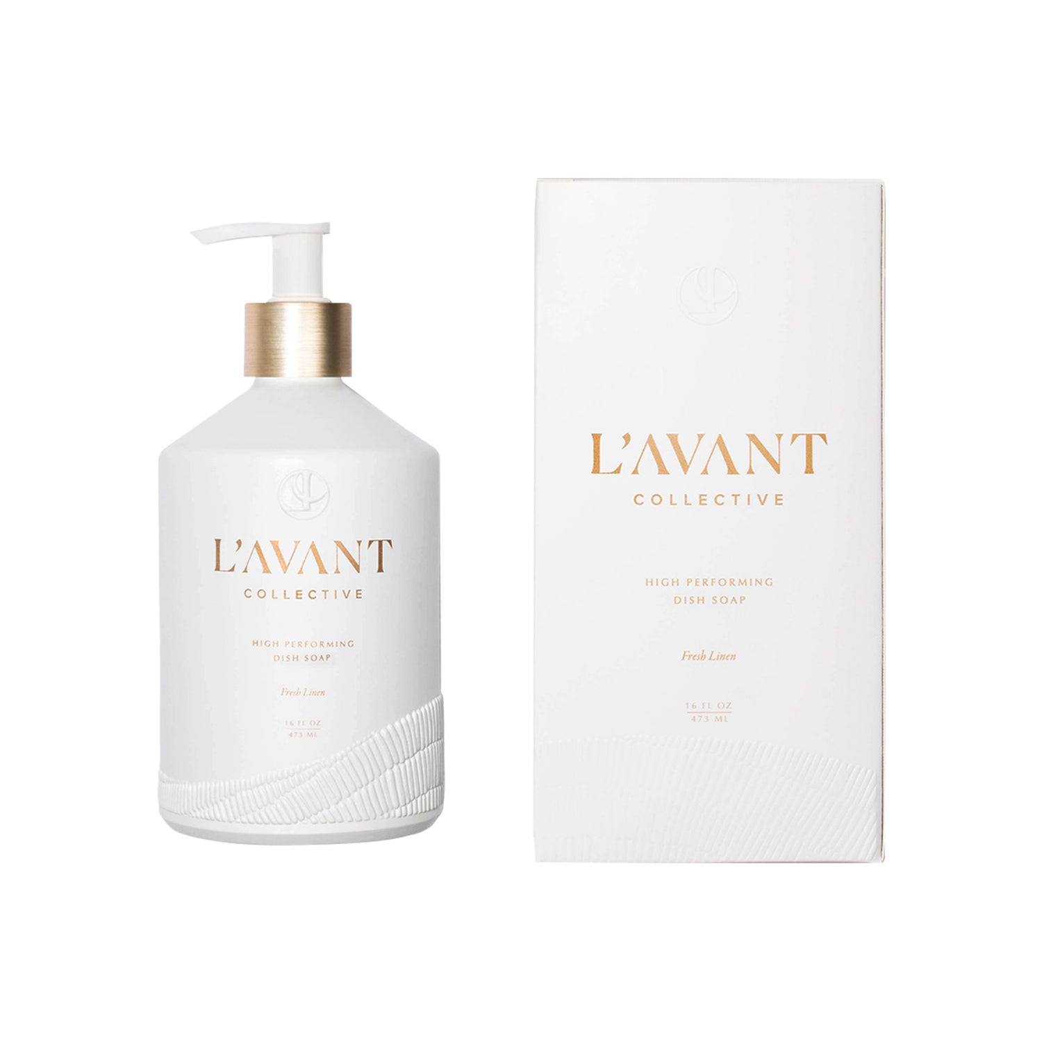 L’Avant Collective Fresh Linen High Performing Dish Soap Size variant: 16 oz box image.