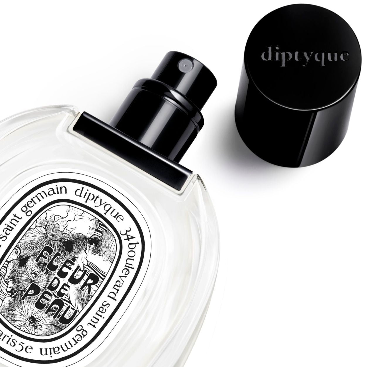 Image of an open Diptyque Fleur de Peau Eau de Toilette variant: 1.7 fl oz