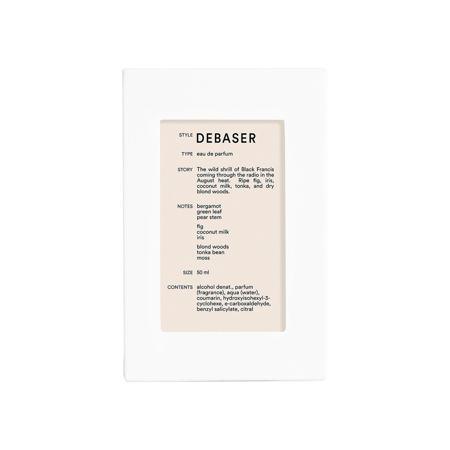 D.S. & Durga Debaser Eau de Parfum Size variant: 1.7 fl oz box image.