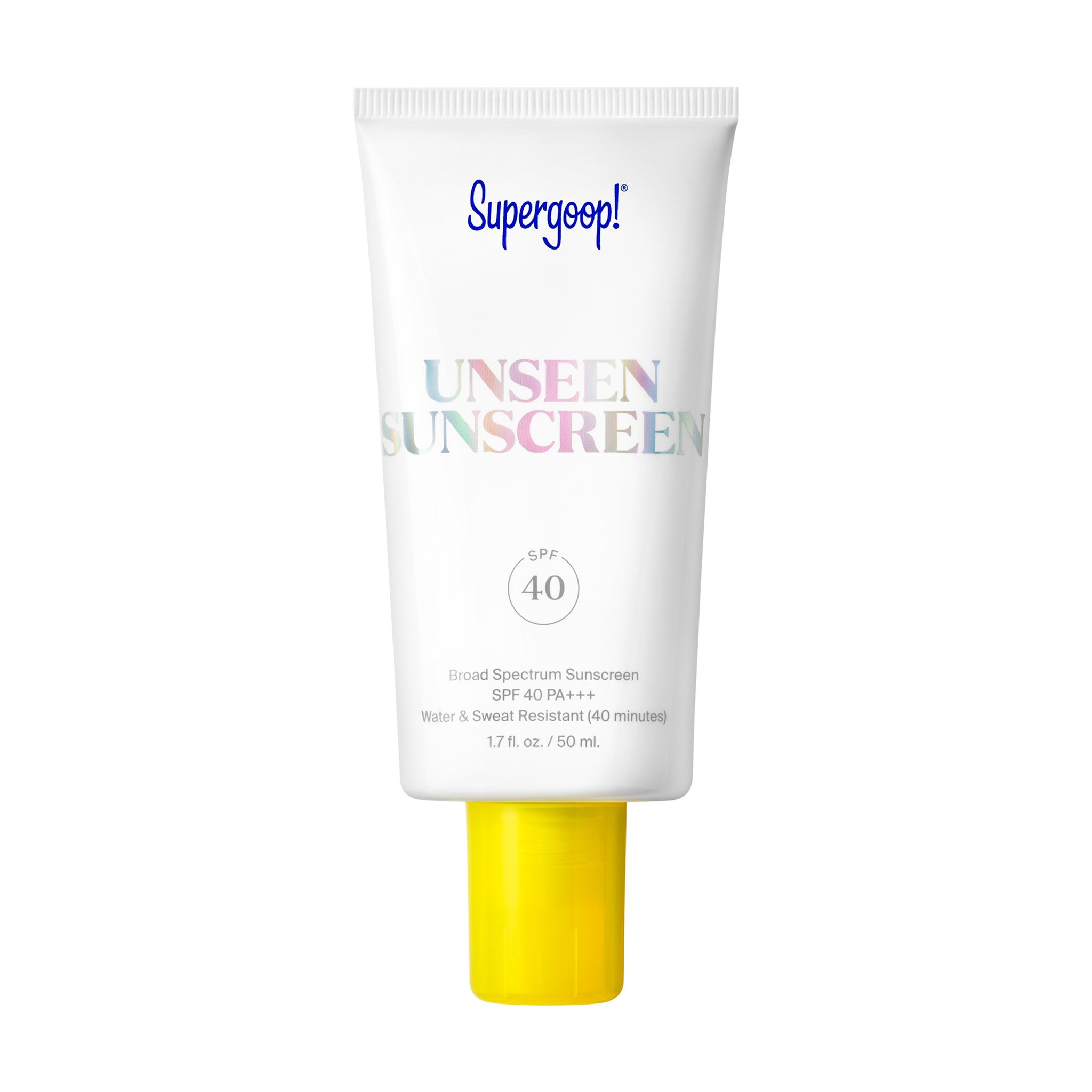 Supergoop! Unseen Sunscreen SPF 40 Size variant: 1.7 fl oz | 50 ml main image.