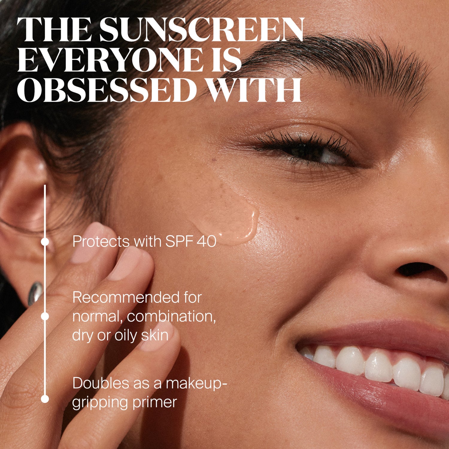 Supergoop! Unseen Sunscreen SPF 40 Size variant: 1.7 fl oz | 50 ml model image .