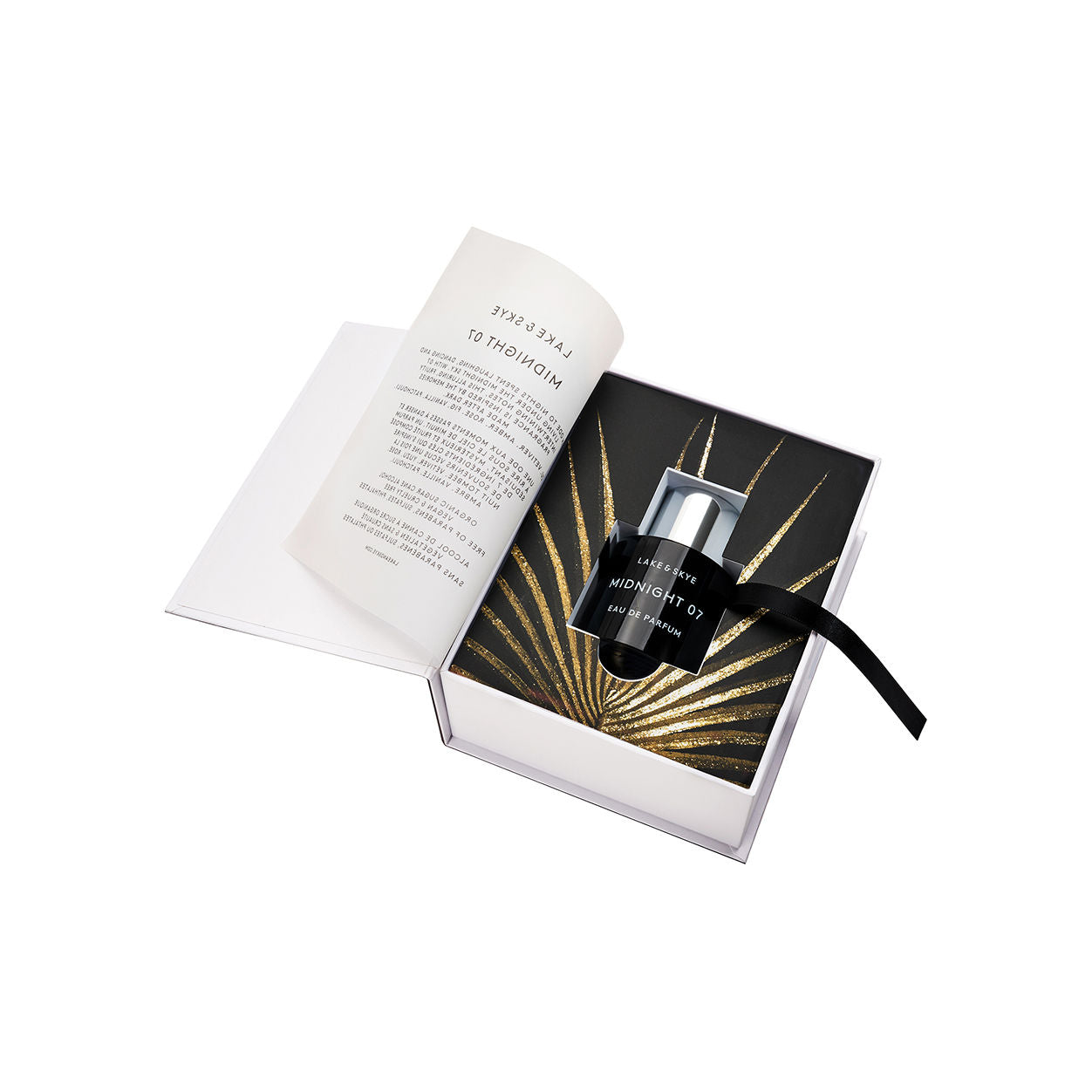 Image of an open Lake & Skye Midnight 07 Eau de Parfum variant: 1.7 fl oz | 50 ml