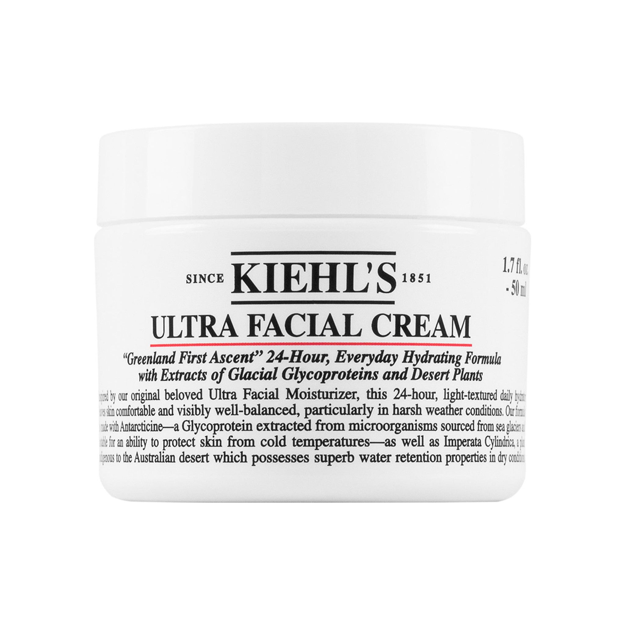 Kiehl's Since 1851 Ultra Facial Cream Size variant: 1.7 oz. main image.