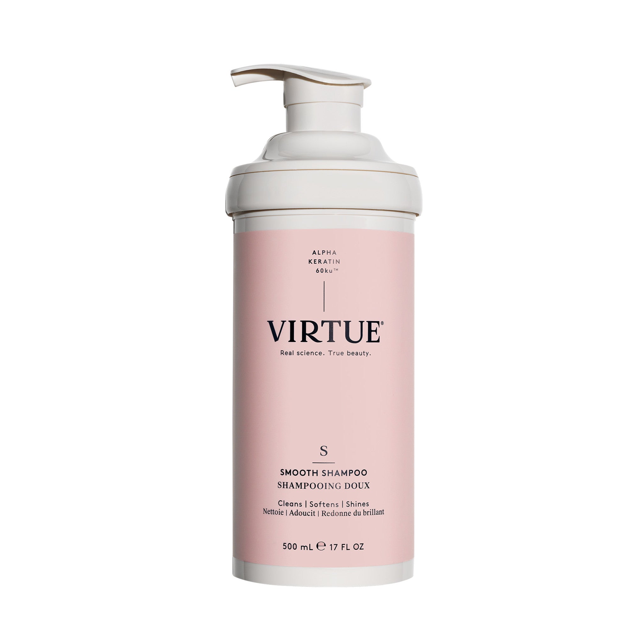 Virtue Smooth Shampoo Size variant: 17 oz | 500 ml main image.